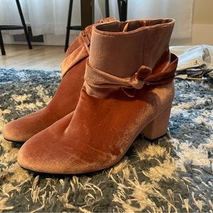 Torrid Velvet Bow Bootie